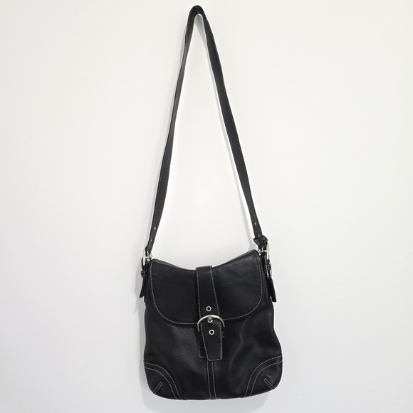 Coach Vintage Y2K Small Signature Buckle Flap Soho Crossbody - Picture 2 of 7